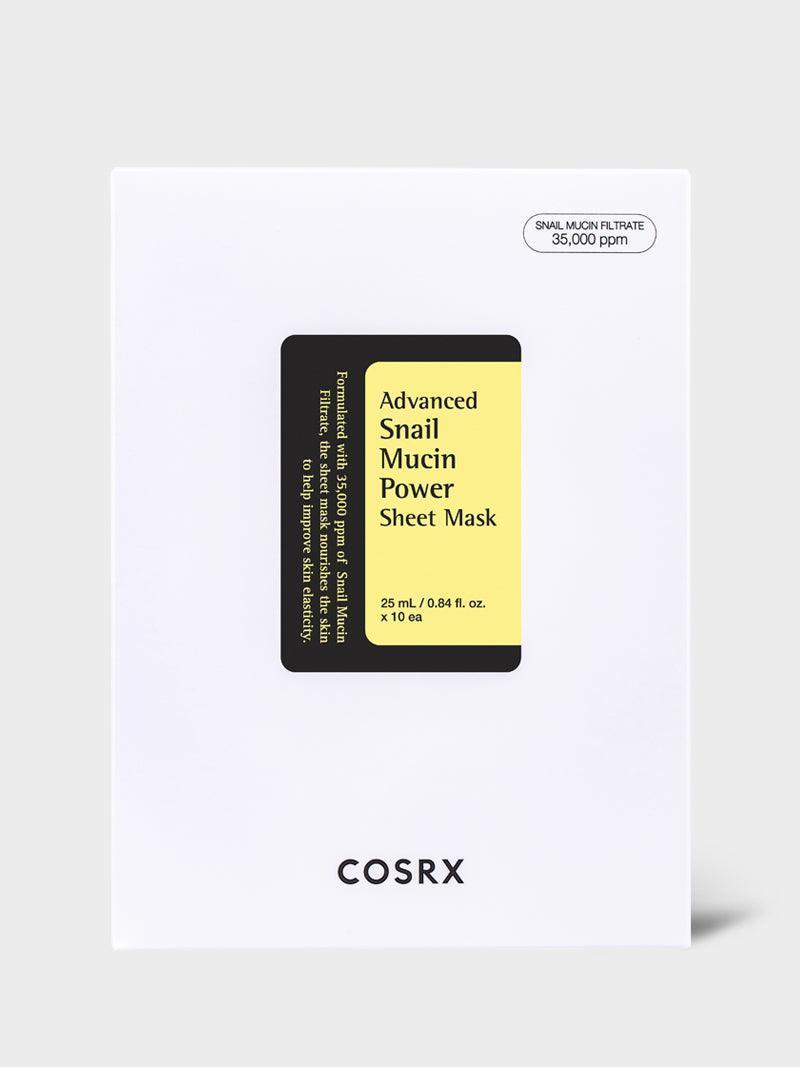 Advanced Snail Mucin Power Sheet Mask 10 Sheets Q0